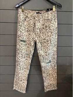 Leopard Print Jeans