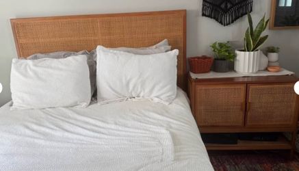 Matching Headboard and Nighstand Set