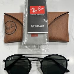 Ray-Ban Round Double Bridge Sunglasses 