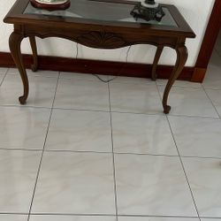 Wood Console Table