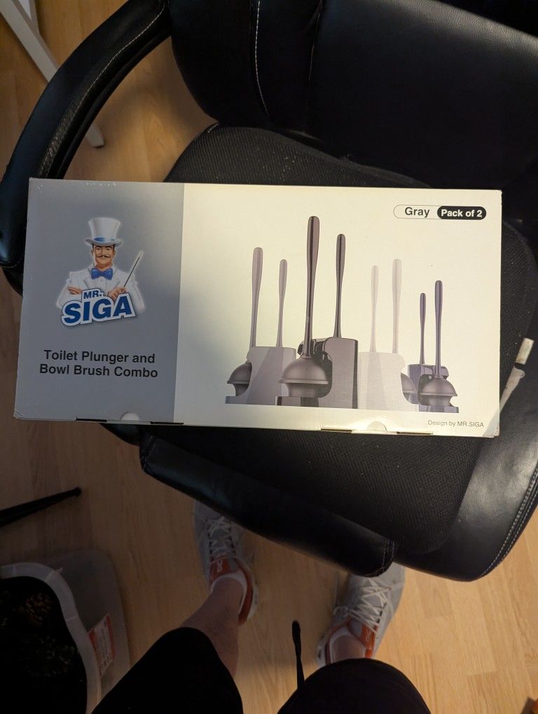 Toilet Plunger And Brush - 2 Sets New In Box Moving Sale All Must Go!