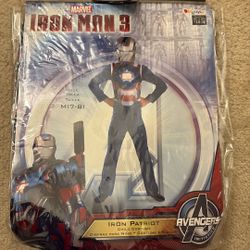 Marvel Iron Man 3 Iron Patriot Child Kids Halloween Costume Size Medium (7-8)