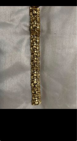 Gold plated 8 inch braclet