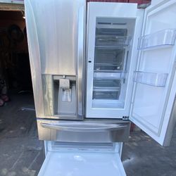 🍂REFRIGERATOR 4 DOORS LG EASY ACCESS🍂✔️STAINLESS STEEL✔️🆓️FREE DELIVERY🆓️