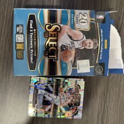 2023-24 Panini Select NBA Hanger Box (Luka) Ripped + Chet Holmgren Prizm Pull”