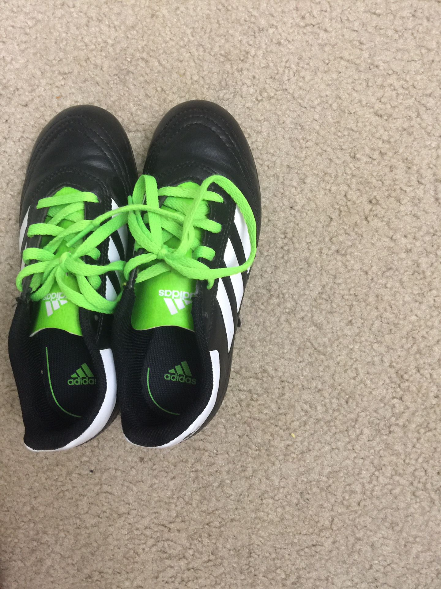 Adidas soccer cleats size 1