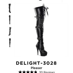 Fetish Heels Size 8  Pleaser Brand 