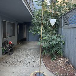 Antique, One Of A Kind Painted lamp