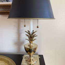 Mid Century Hollywood Regency Vintage Brass Pineapple Lamp – Underwriters Laboratories