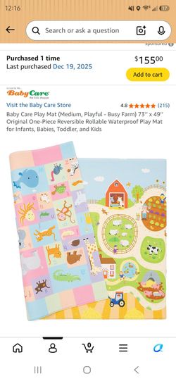 Baby care play mat