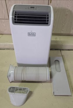 BLACK+DECKER Portable Air Conditioner with Heat, 14,000 BTU with 12,000 BTU Heating for Rooms Up To 700 Sq. Ft., Portable AC with Follow Me Remote Con
