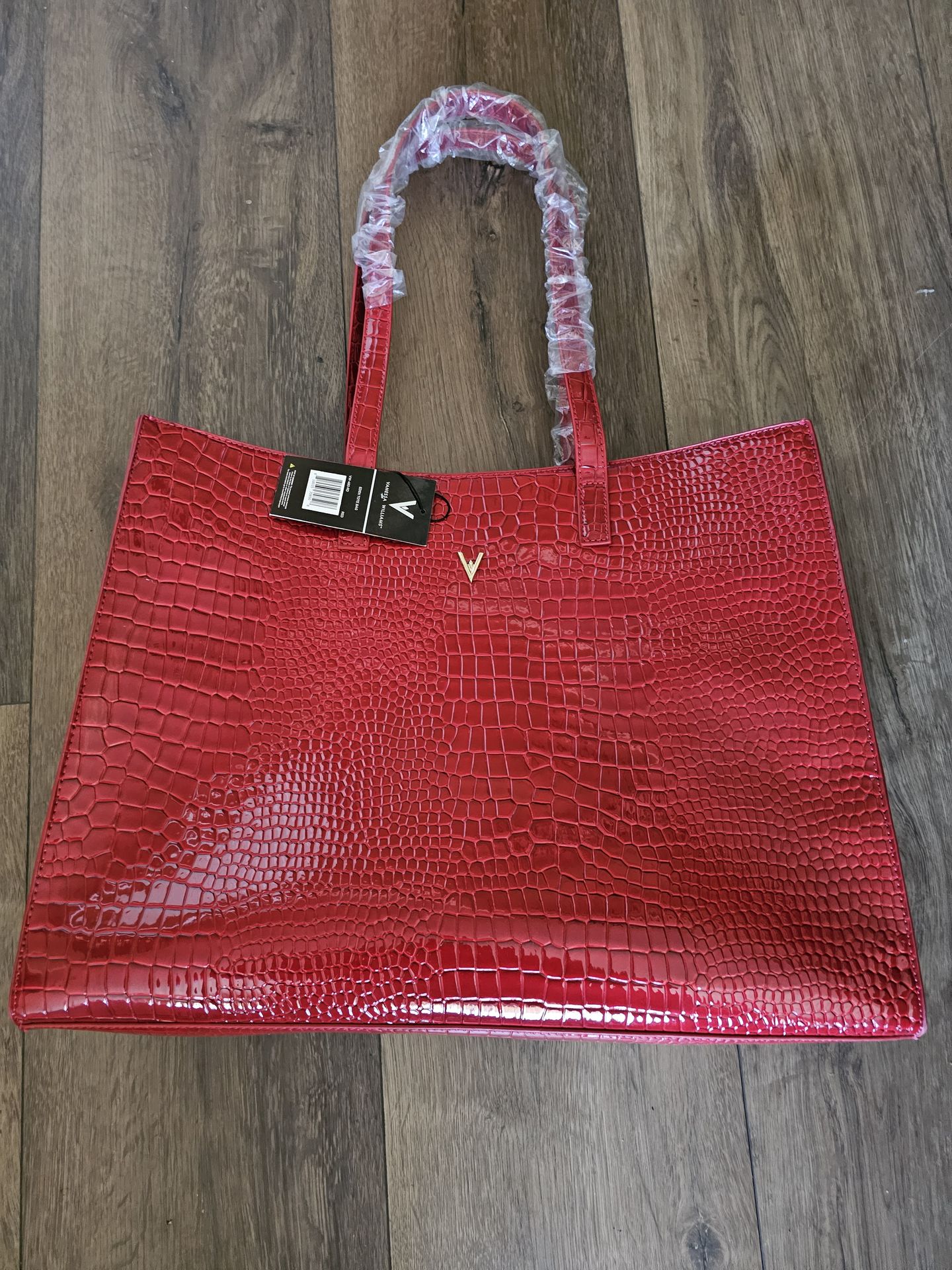 Vanessa Williams Croc Bossed Bag New With Tags