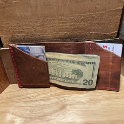 One of A Kind  Genuine Leather Wallet