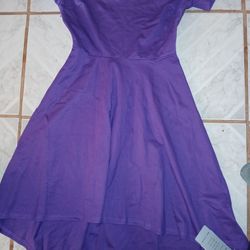 New Size Medium Purple Dress 