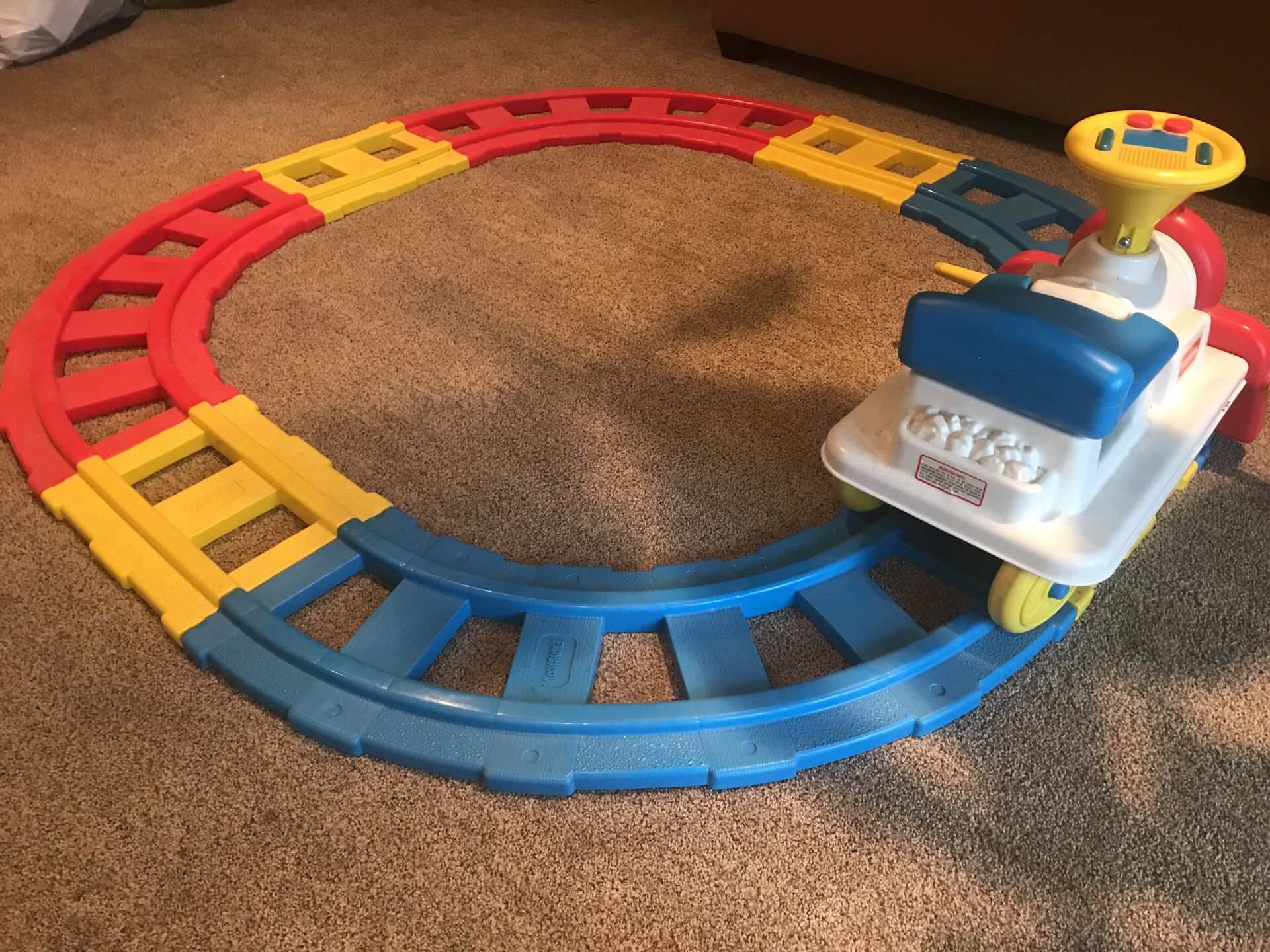 Playskool battery powered riding train.