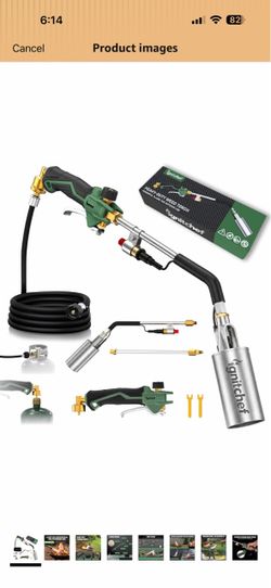 New 340,000 BTU Propane Torch with 12.5FT Hose