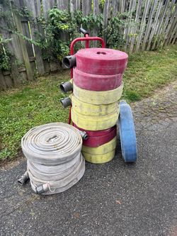 Used Fire Hose not for firefighting use, 2.5” and 1.75”