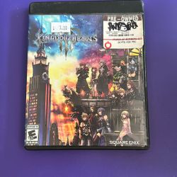 Kingdom Hearts III (3) For PlayStation 4 PS4