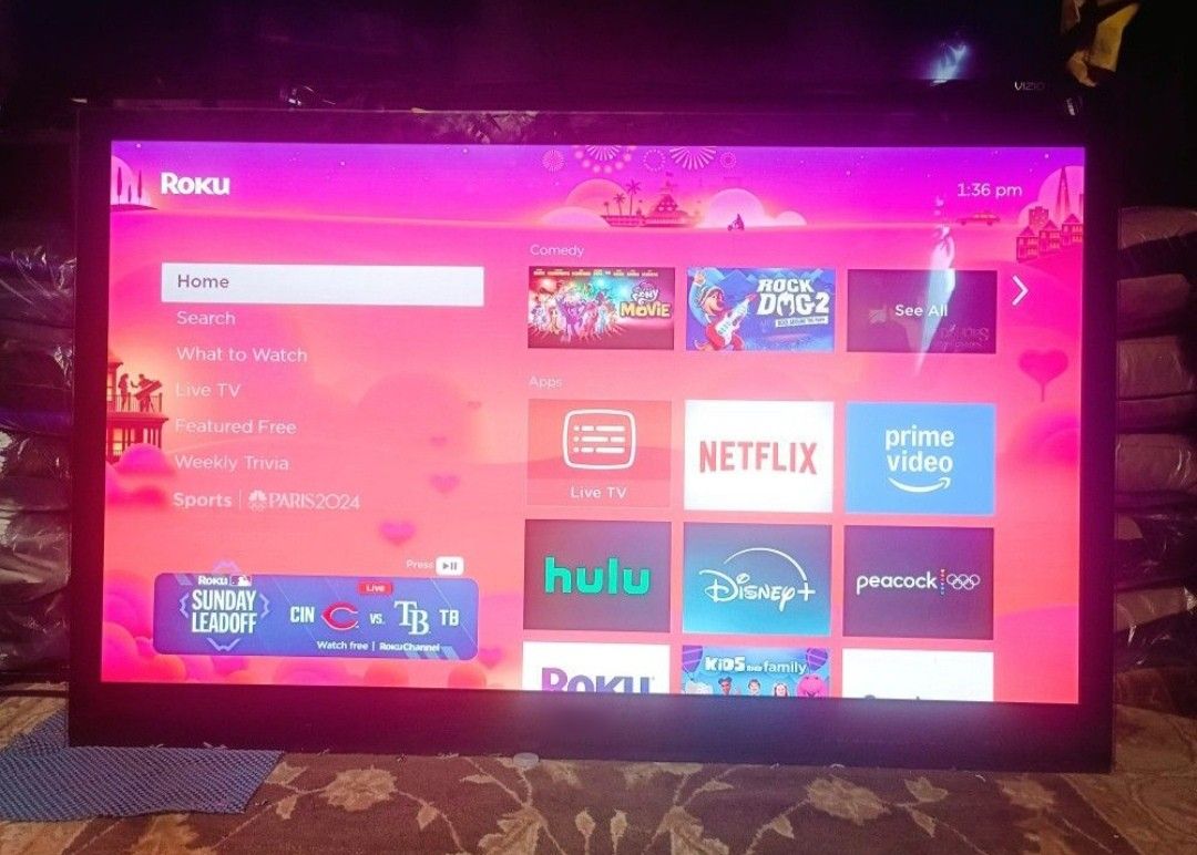 50 Inch Visio Plasma Tv With Mount And Remote