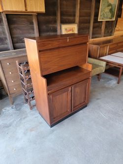 Mid Century Modern Secretary Desk