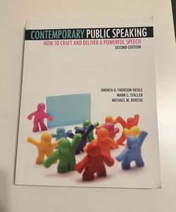 Contemporary Public Speaking Second Edition 