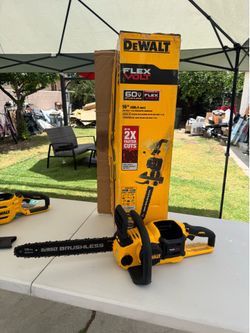 FLEXVOLT 60-Volt MAX 16 in. Brushless Cordless Battery Powered Chainsaw (Tool Only)