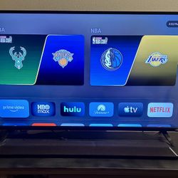 Vizio 50” TV With Soundbar
