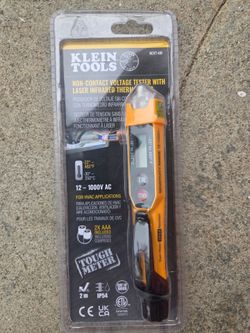 Klein Tools Non-Contact Voltage Tester Pen with Infrared Thermometer,