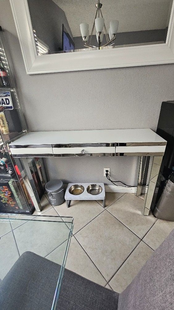 Mirrored Console Table