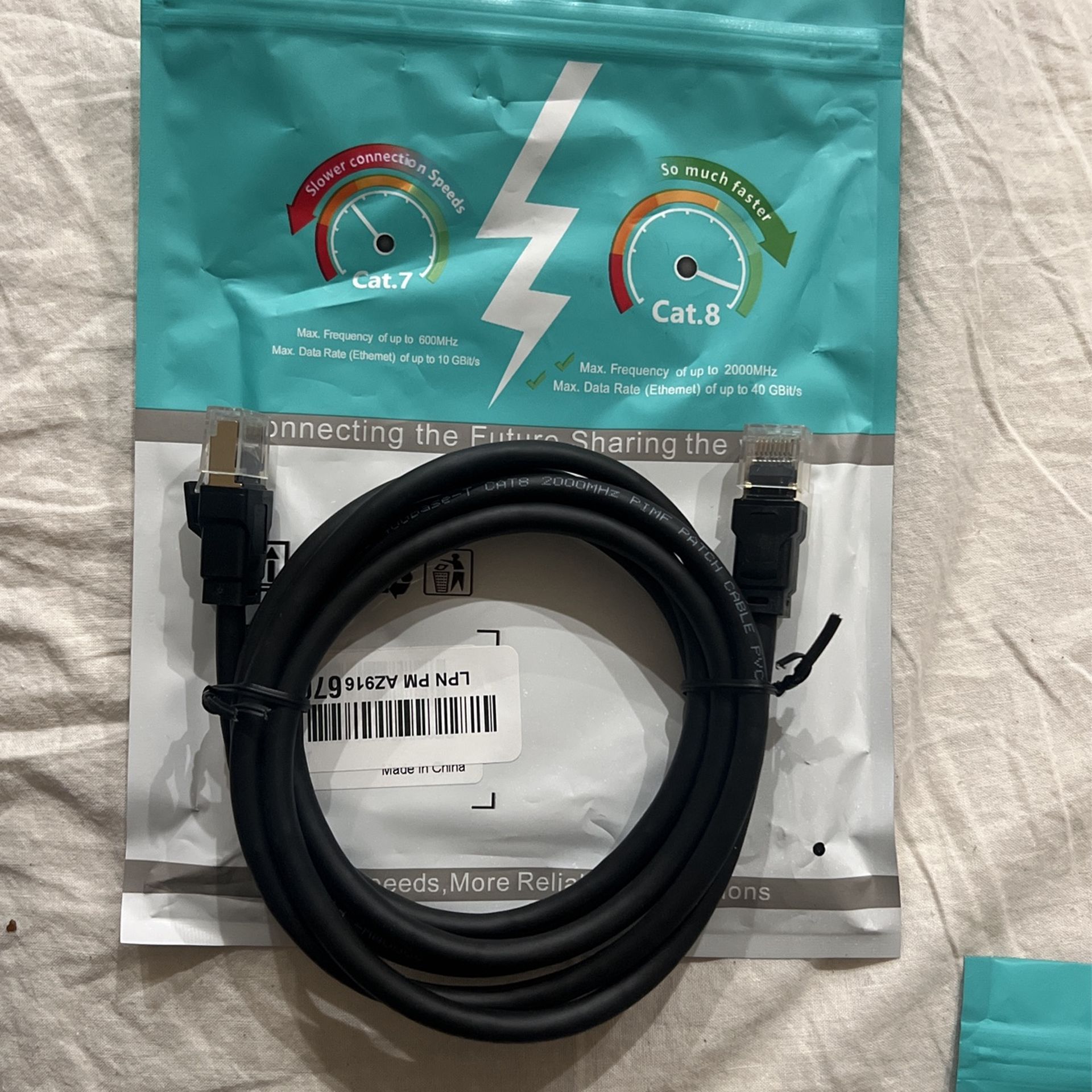 Ethernet Cables. Three. 