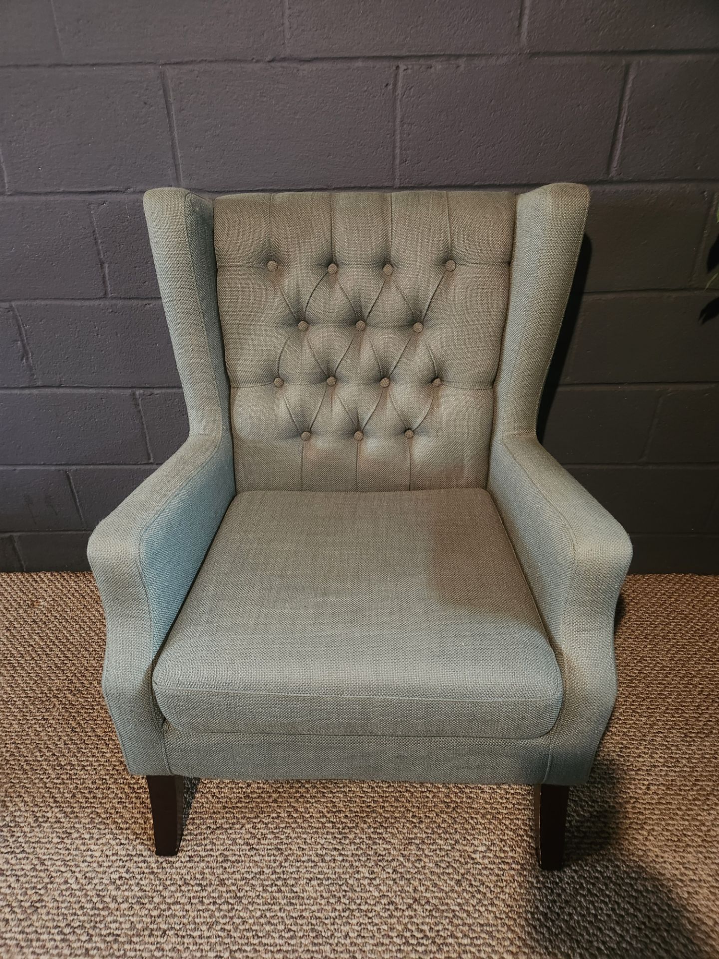 Blue armchair