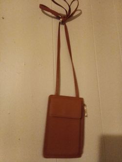 Brown purse brand new phone money holder purse