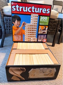 KEVA Plank Building Blocks - Structure Set 200 planks, Complete Set