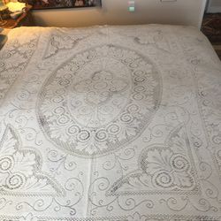 White Lace Table Cloth 