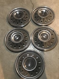 Chevy Impala hubcaps 14”