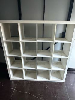 Ikea kallax white shelf