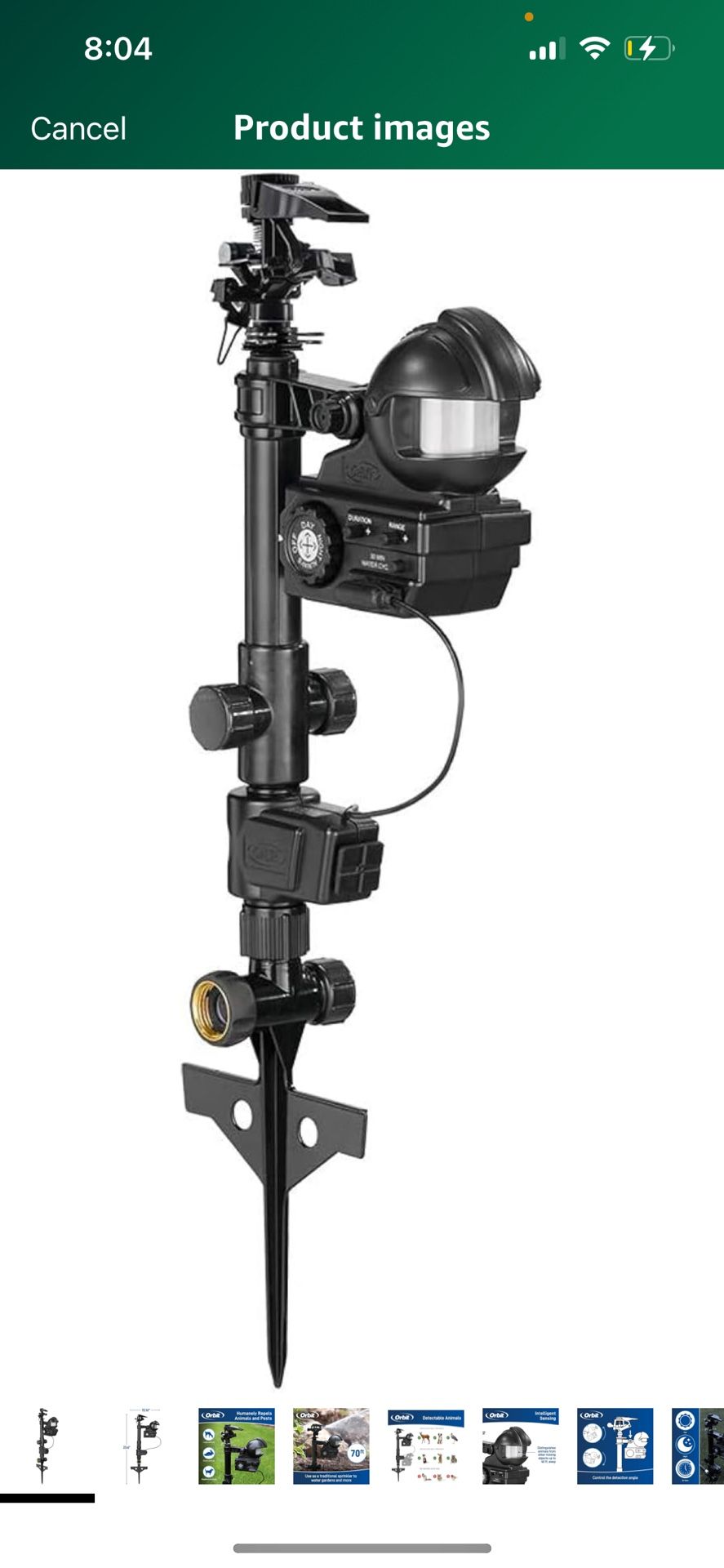 Orbit 62100 Yard Enforcer Motion-Activated Sprinkler