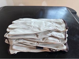 Large leather work/driving gloves