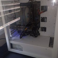 Gaming PC And A Monitor