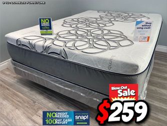 Queen Sky comfort bamboo cool gel memory foam mattress