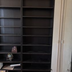 Black IKEA Bookshelves 