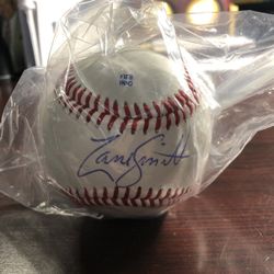 Zane Smith Autographed Baseball