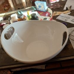 Large White Serving Pasta Bowl