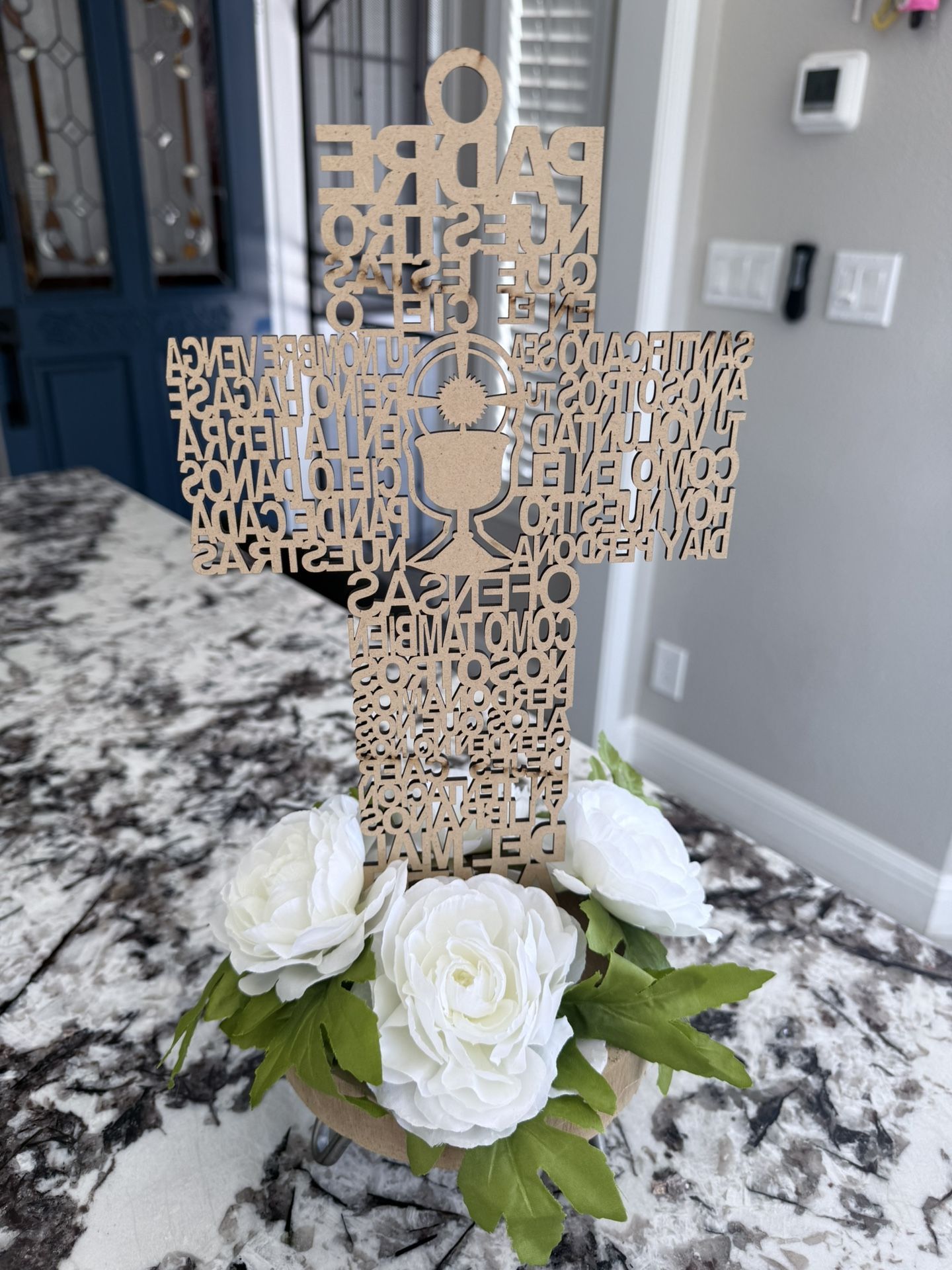 1st Communion center Pieces And Backdrop