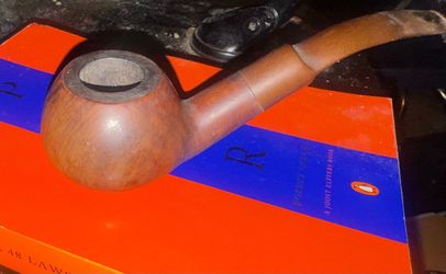 Wooden smoking pipe vintage