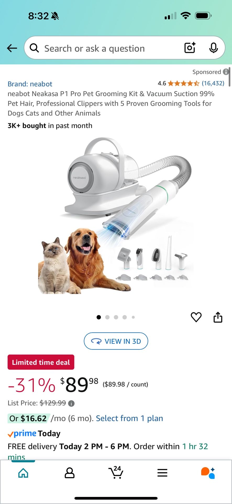 Neabot Pro Pet Grooming Kit