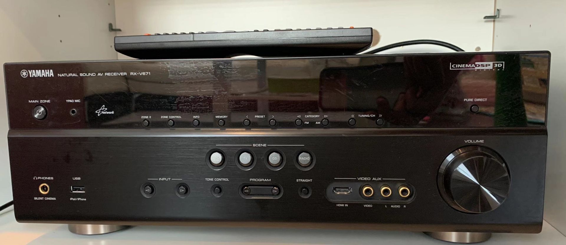 Yamaha Home Theater 7.1 Channel AV Receiver RX-V671