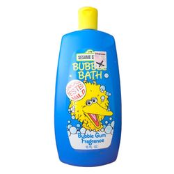 Vintage Sesame Street Big Bird Bubble Bath Bubble Gum Scent 15 Oz