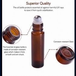 10ct Oil Glass Bottles 