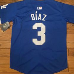 Diaz Dodgers Blue Or White Men Jersey